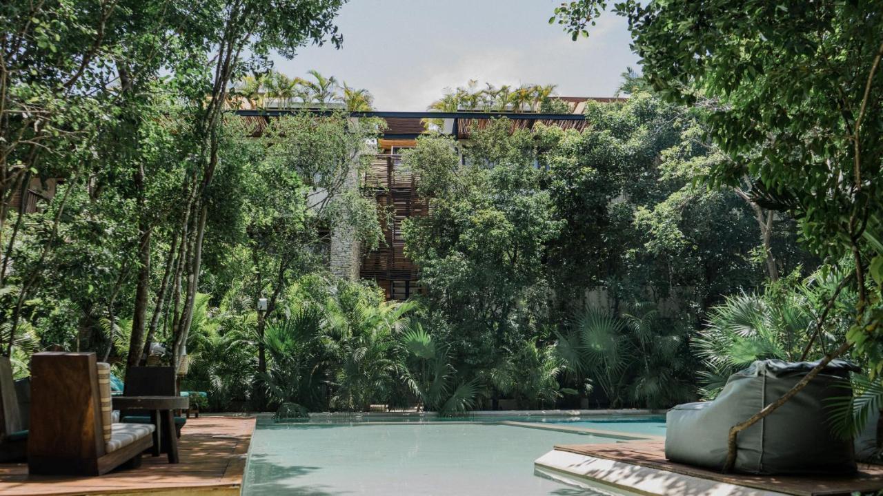 Copal Tulum Hotel Exterior photo The hotel's swimming pool