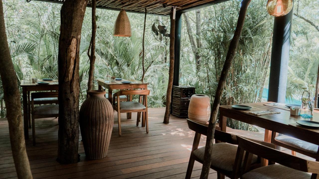 Copal Tulum Hotel Exterior photo Restaurant at the resort