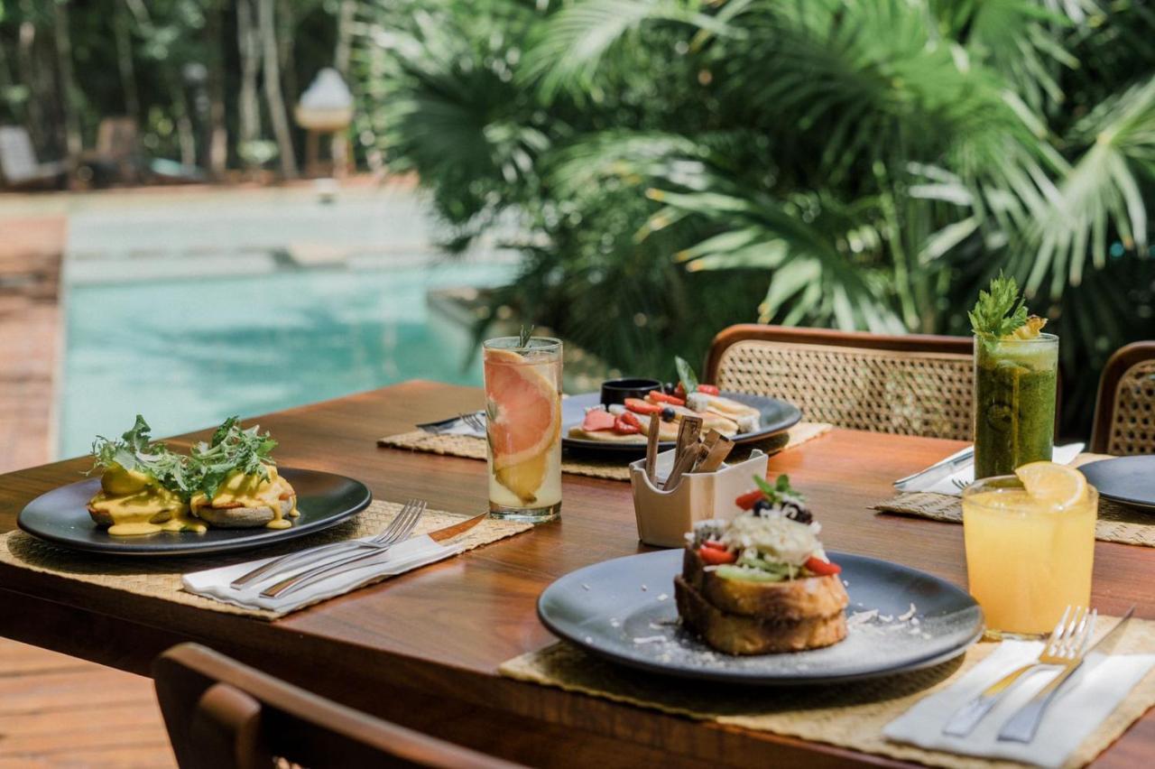Copal Tulum Hotel Exterior photo Breakfast at the Villa