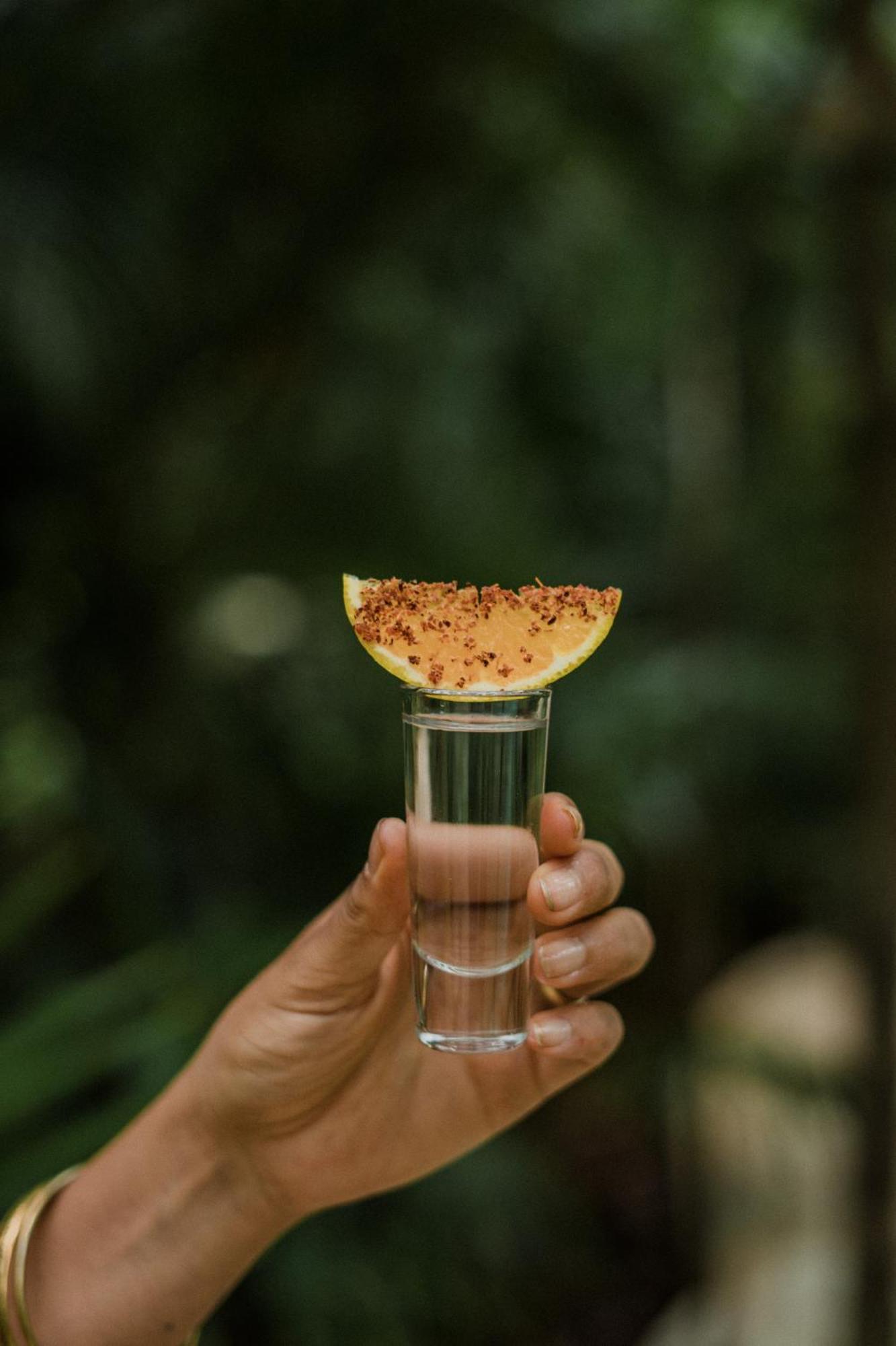 Copal Tulum Hotel Exterior photo A glass of cachaça