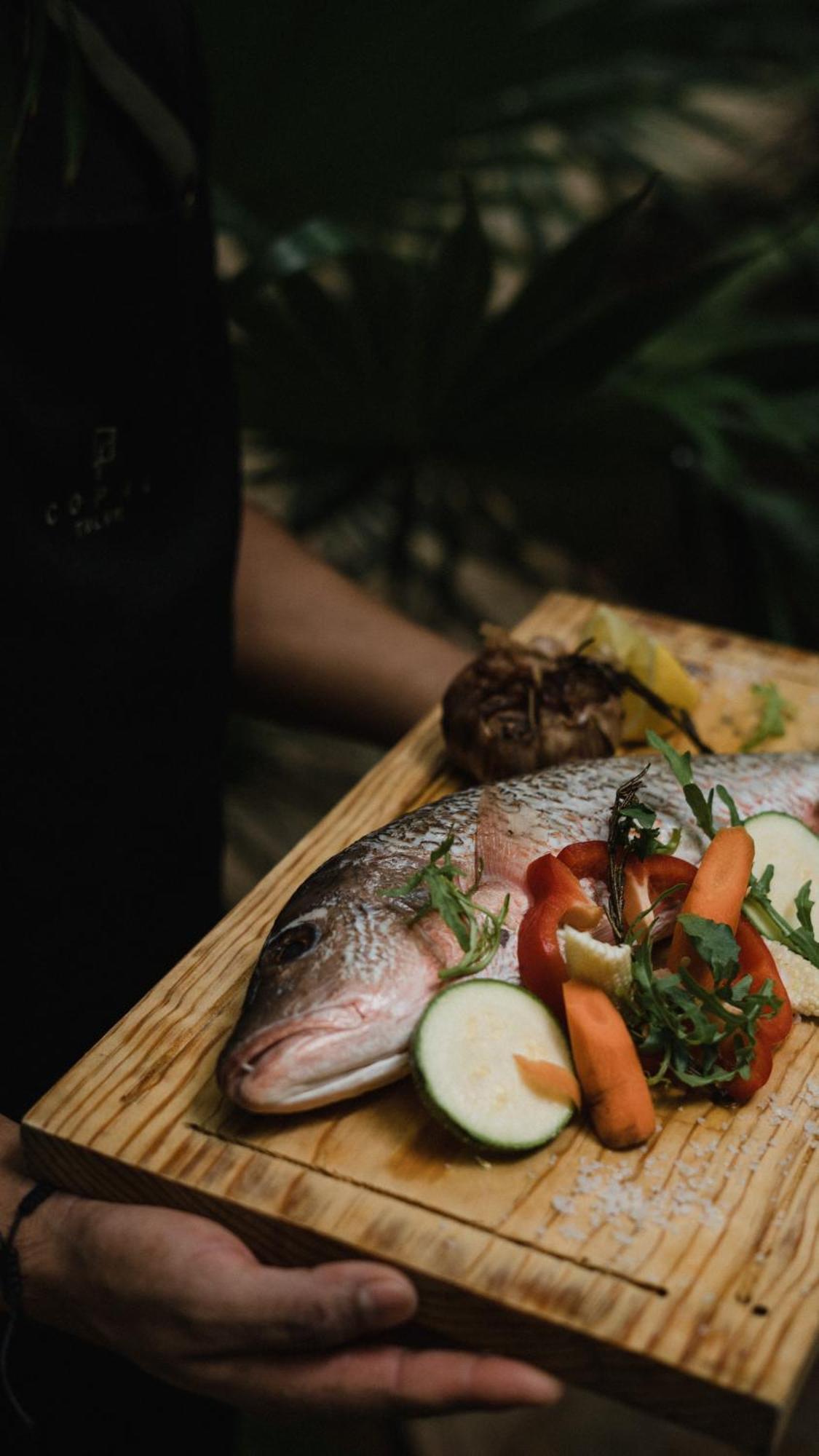 Copal Tulum Hotel Exterior photo A fish prepared for consumption