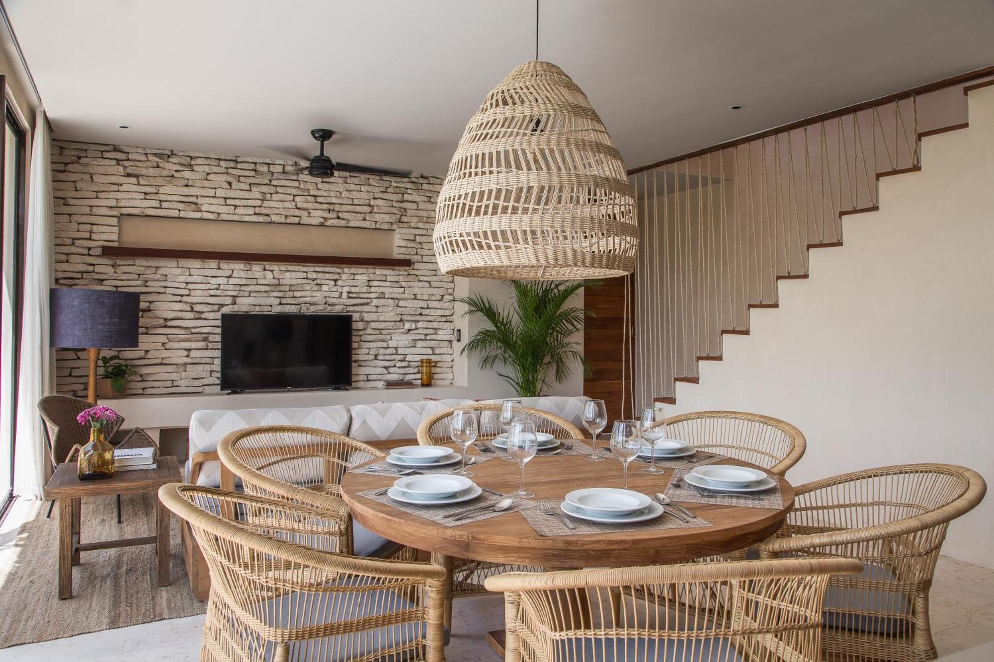 Copal Tulum Hotel Room photo A dining room
